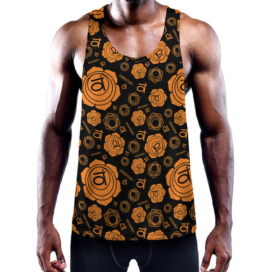 Swadhisthana Chakra Pattern Print Training Tank Top