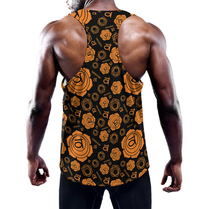 Swadhisthana Chakra Pattern Print Training Tank Top