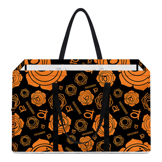 Swadhisthana Chakra Pattern Print Utility Tote Bag