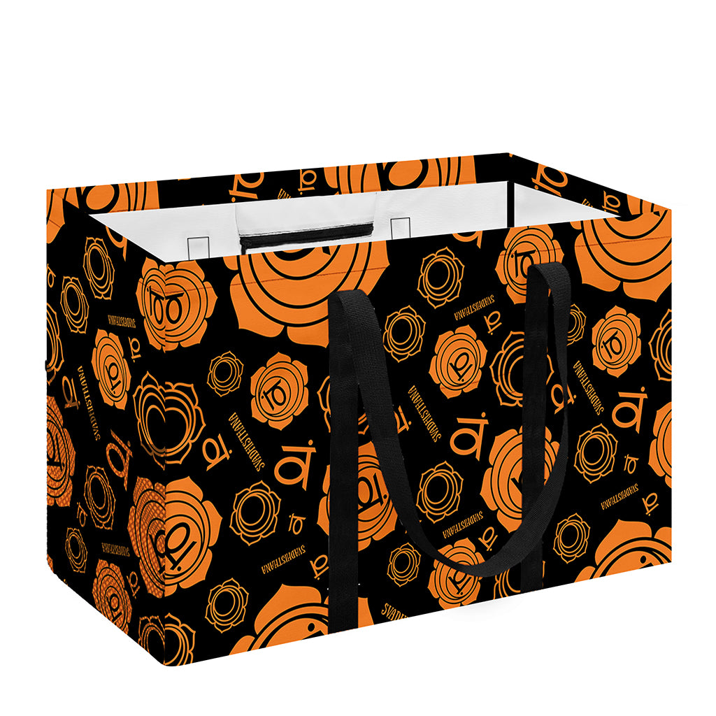 Swadhisthana Chakra Pattern Print Utility Tote Bag