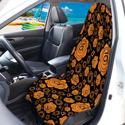 Swadhisthana Chakra Pattern Print Waterproof Car Seat Cover