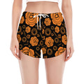 Swadhisthana Chakra Pattern Print Women's Split Running Shorts