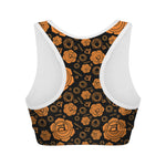 Swadhisthana Chakra Pattern Print Women's Sports Bra