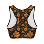 Swadhisthana Chakra Pattern Print Women's Sports Bra