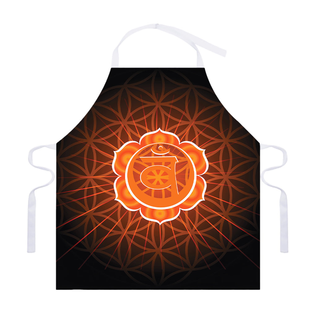 Swadhisthana Chakra Spiritual Print Adjustable Apron