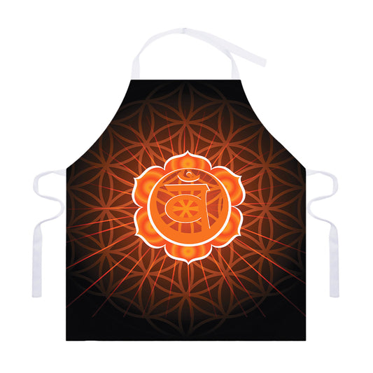 Swadhisthana Chakra Spiritual Print Adjustable Apron