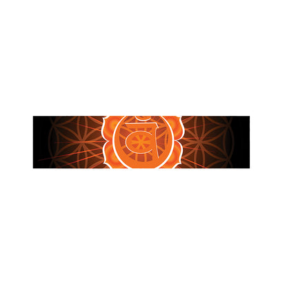 Swadhisthana Chakra Spiritual Print Bed Runner