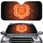 Swadhisthana Chakra Spiritual Print Car Windshield Sun Shade