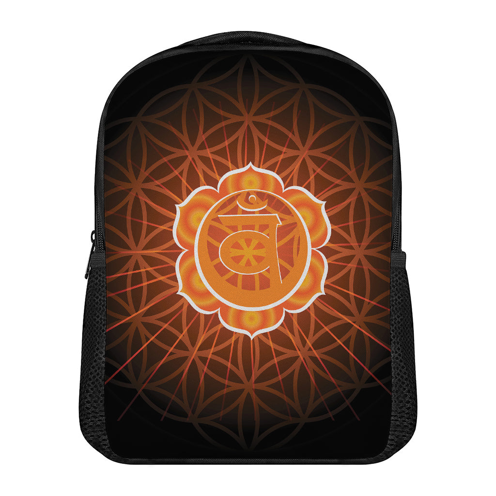 Swadhisthana Chakra Spiritual Print Casual Backpack