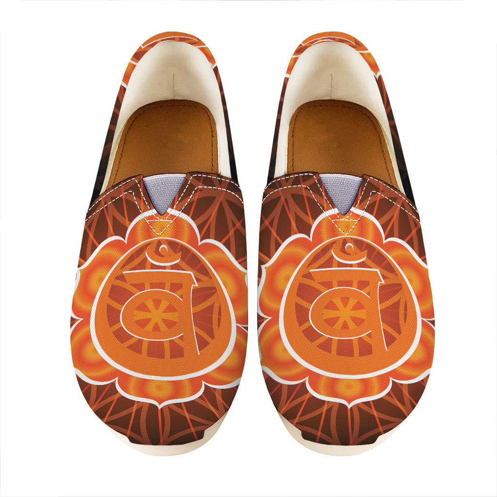 Swadhisthana Chakra Spiritual Print Casual Shoes