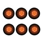 Swadhisthana Chakra Spiritual Print Coaster Set