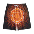 Swadhisthana Chakra Spiritual Print Cotton Shorts