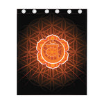Swadhisthana Chakra Spiritual Print Curtain