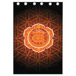 Swadhisthana Chakra Spiritual Print Curtain