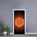 Swadhisthana Chakra Spiritual Print Door Sticker