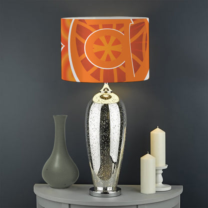 Swadhisthana Chakra Spiritual Print Drum Lamp Shade