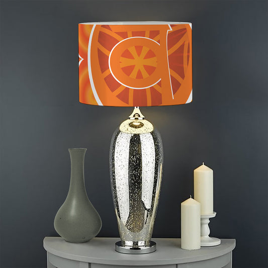 Swadhisthana Chakra Spiritual Print Drum Lamp Shade
