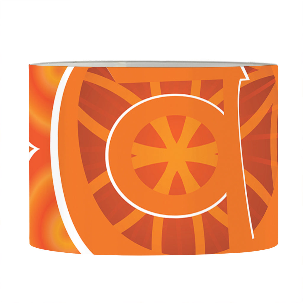 Swadhisthana Chakra Spiritual Print Drum Lamp Shade