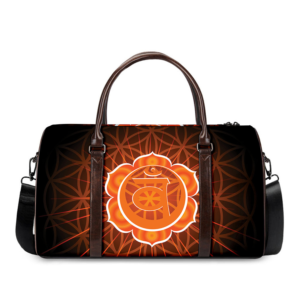 Swadhisthana Chakra Spiritual Print Duffle Bag