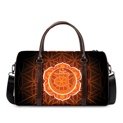 Swadhisthana Chakra Spiritual Print Duffle Bag