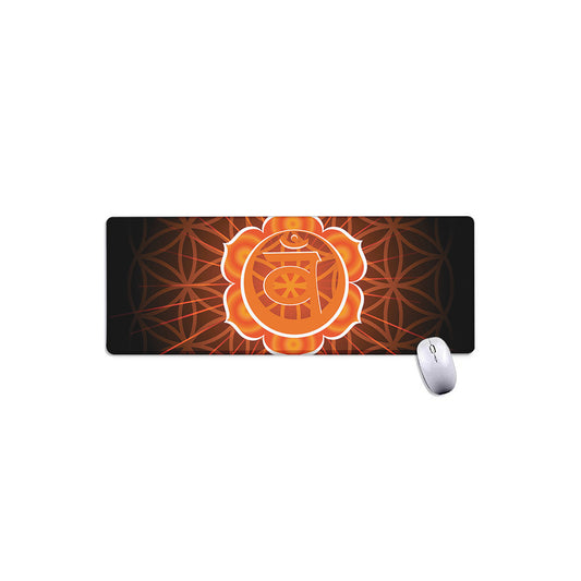 Swadhisthana Chakra Spiritual Print Extended Mouse Pad