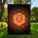 Swadhisthana Chakra Spiritual Print Garden Flag