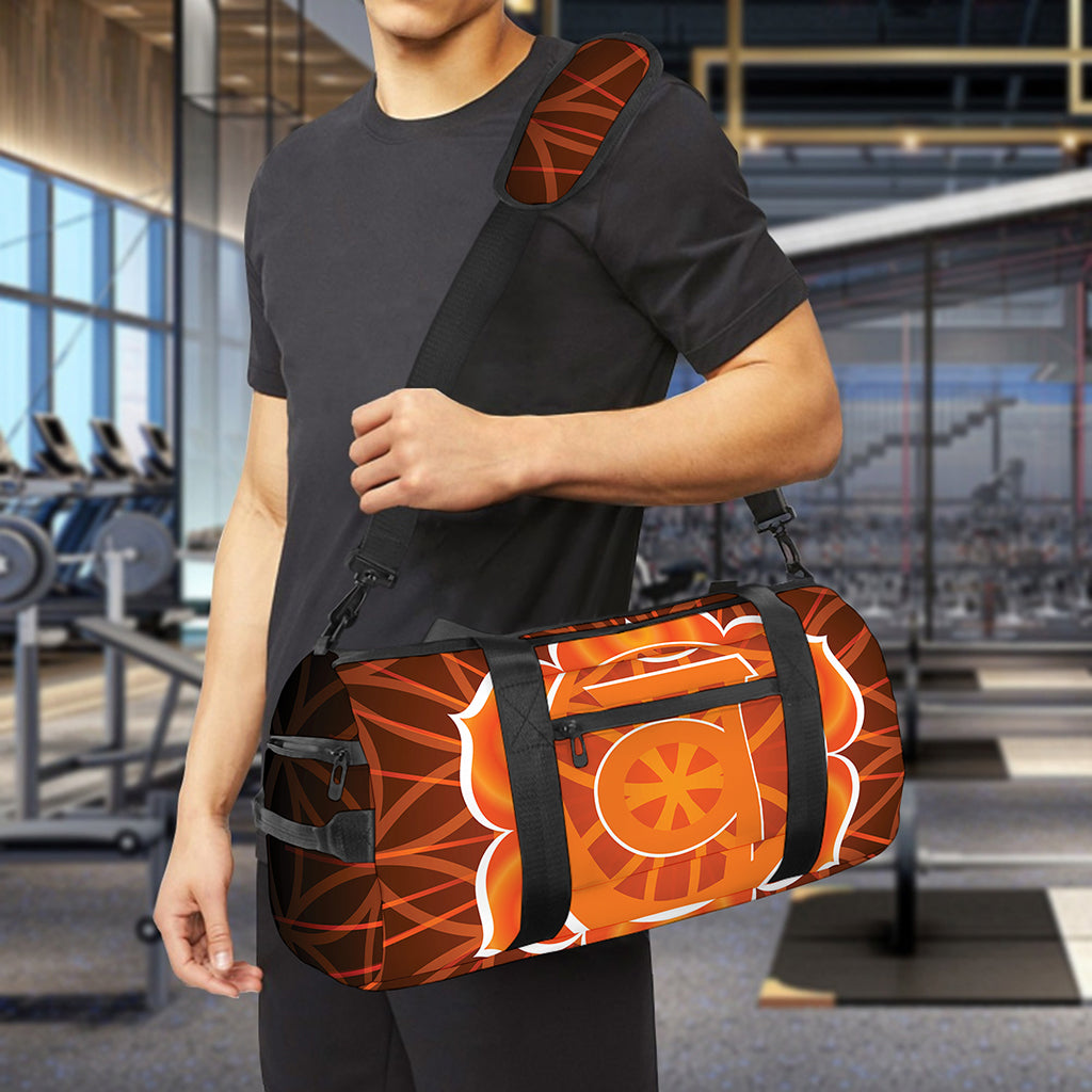 Swadhisthana Chakra Spiritual Print Gym Bag