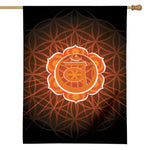 Swadhisthana Chakra Spiritual Print House Flag