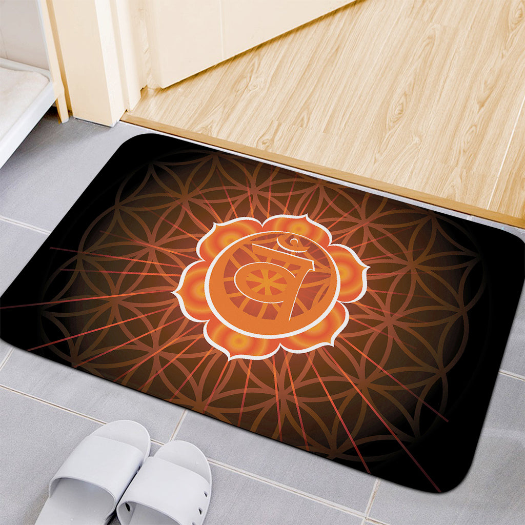Swadhisthana Chakra Spiritual Print Indoor Door Mat