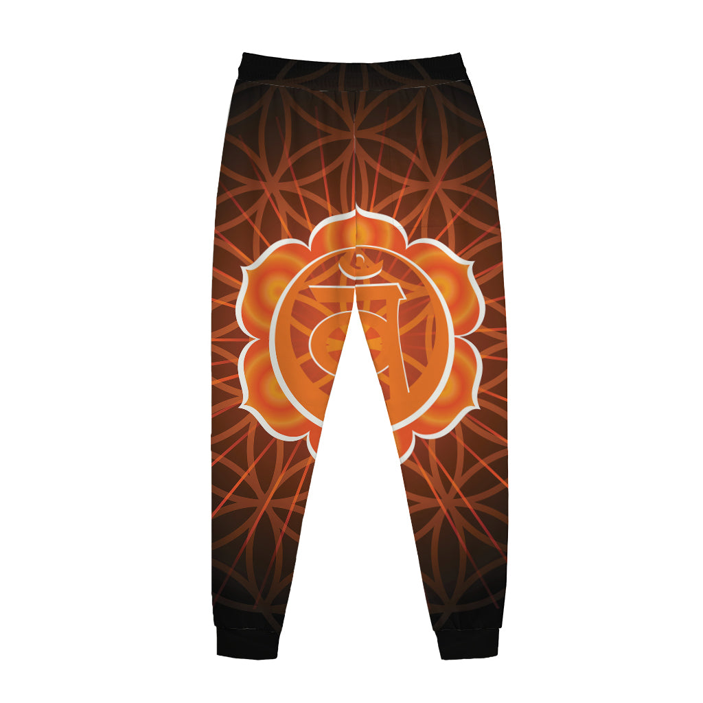 Swadhisthana Chakra Spiritual Print Jogger Pants