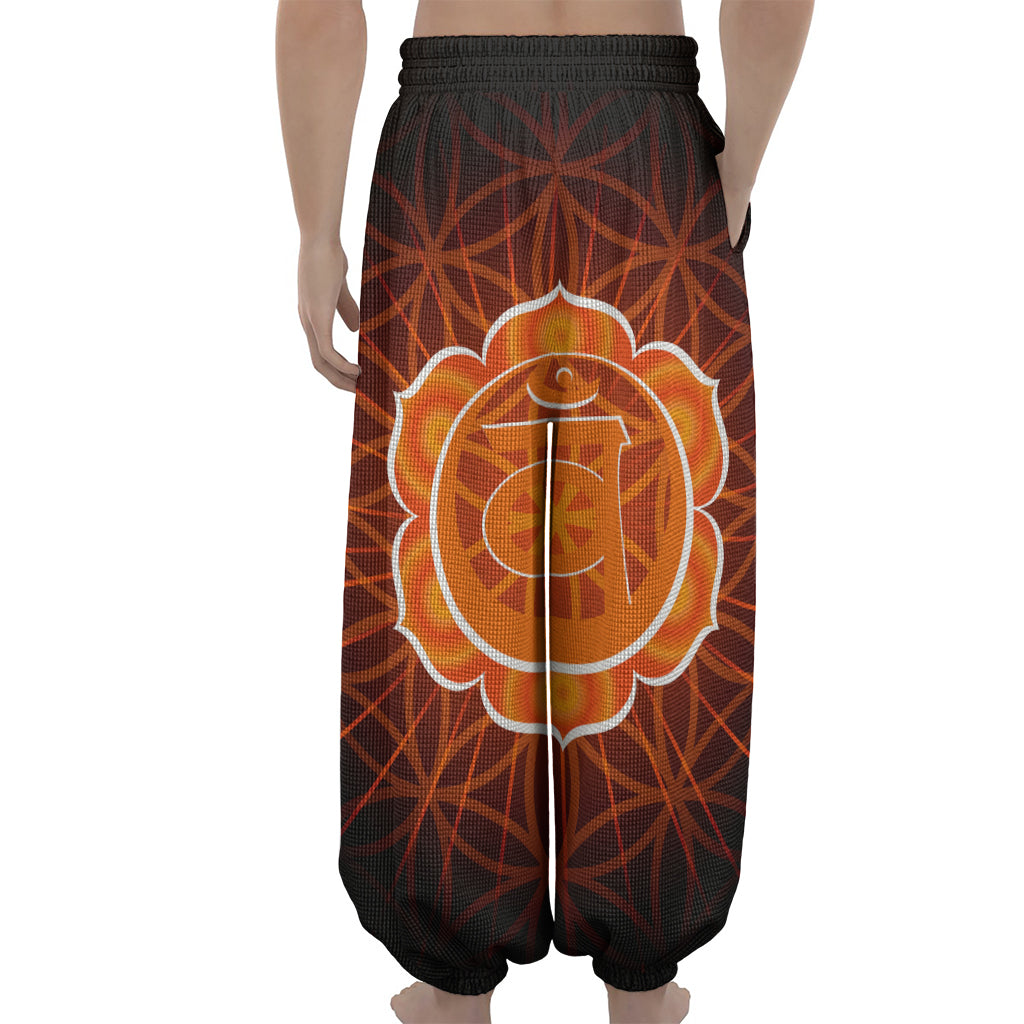 Swadhisthana Chakra Spiritual Print Lantern Pants