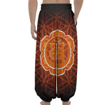 Swadhisthana Chakra Spiritual Print Lantern Pants