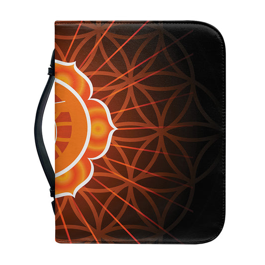 Swadhisthana Chakra Spiritual Print Leather Bible Cover