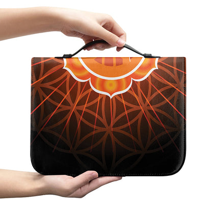 Swadhisthana Chakra Spiritual Print Leather Bible Cover