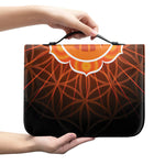 Swadhisthana Chakra Spiritual Print Leather Bible Cover