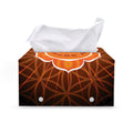 Swadhisthana Chakra Spiritual Print Leather Tissue Box Cover
