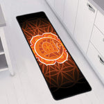 Swadhisthana Chakra Spiritual Print Long Kitchen Mat