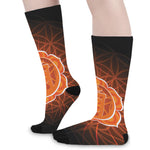Swadhisthana Chakra Spiritual Print Long Socks