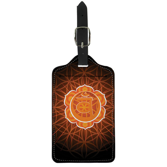Swadhisthana Chakra Spiritual Print Luggage Tag