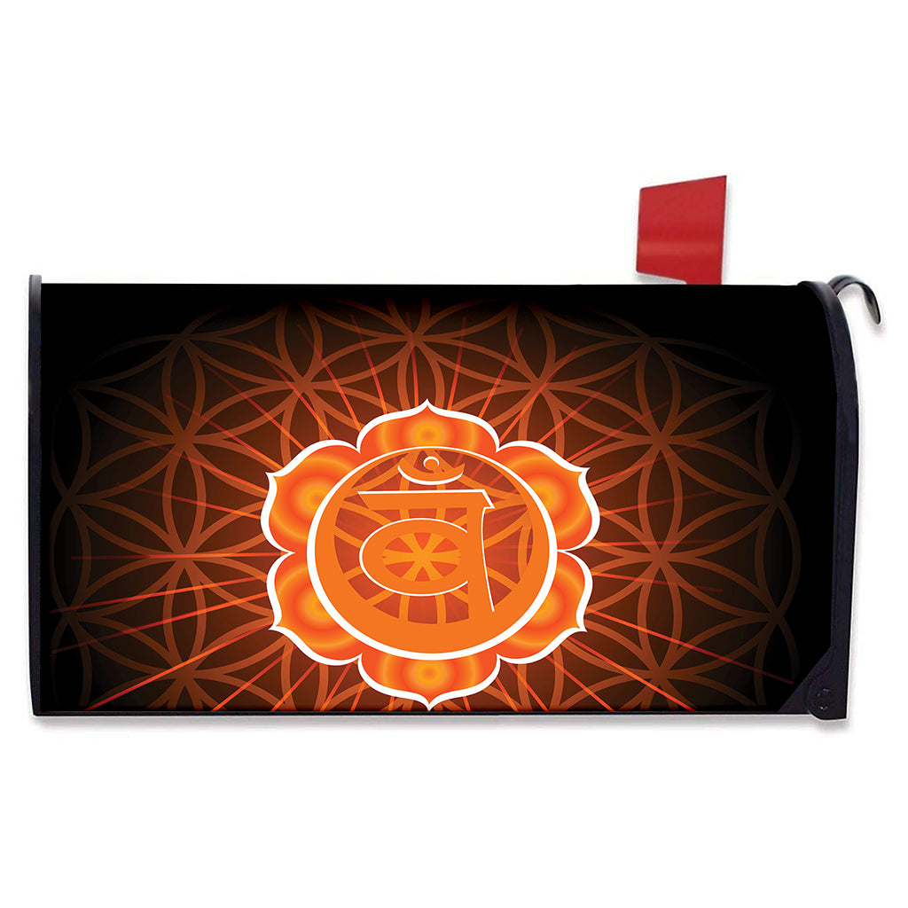 Swadhisthana Chakra Spiritual Print Mailbox Cover