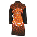 Swadhisthana Chakra Spiritual Print Men's Bathrobe