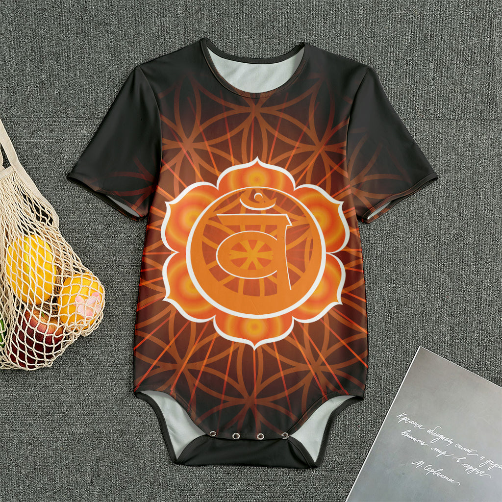 Swadhisthana Chakra Spiritual Print Men's Bodysuit