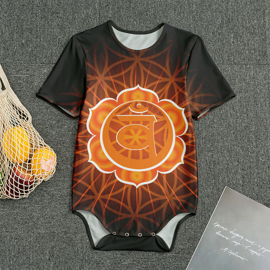 Swadhisthana Chakra Spiritual Print Men's Bodysuit