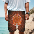 Swadhisthana Chakra Spiritual Print Men's Cargo Shorts