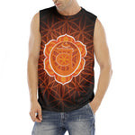 Swadhisthana Chakra Spiritual Print Men's Fitness Tank Top