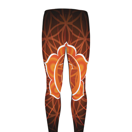 Swadhisthana Chakra Spiritual Print Men's leggings