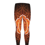 Swadhisthana Chakra Spiritual Print Men's leggings