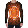 Swadhisthana Chakra Spiritual Print Men's Long Sleeve T-Shirt