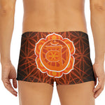 Swadhisthana Chakra Spiritual Print Men's Short Boxer Briefs