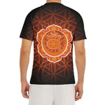 Swadhisthana Chakra Spiritual Print Men's Short Sleeve Rash Guard